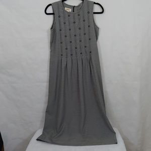 Talbots Black & White Checker Board Size 6